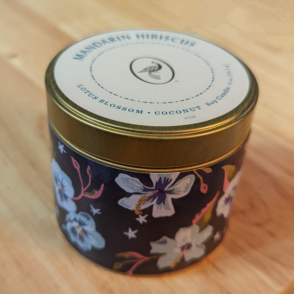 Mandarin Hibiscus Soy Candle